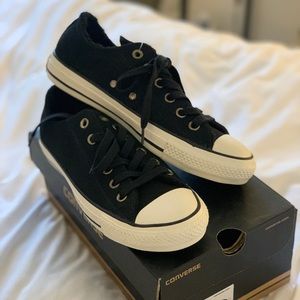 Women's Converse Suede and Faux Shearling Low Top